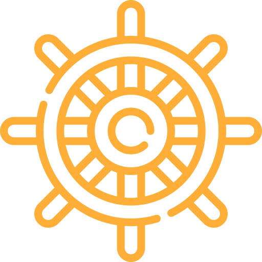 ship wheel icon